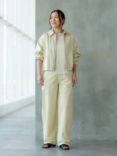 Стильные женские брюки UNIQLO 1159841679 (Бежевый 29)