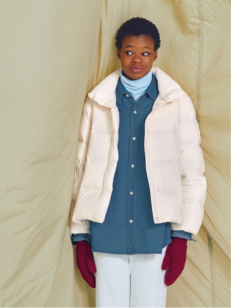Женские трикотажные штаны UNIQLO в рубчик 1159842667 (Молочный XXL)