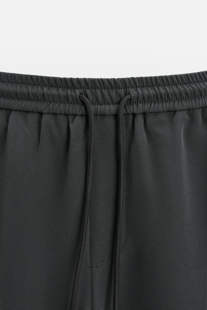 Мужские штаны ZARA с лампасами 1159842916 (Серый M)