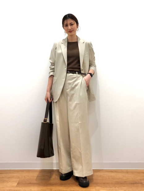 Широкие брюки AirSense UNIQLO 1159843974 (Бежевый XS)
