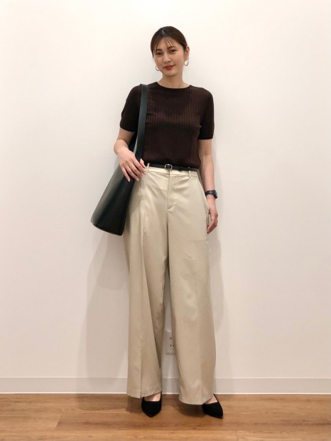 Широкие брюки AirSense UNIQLO 1159843974 (Бежевый XS)