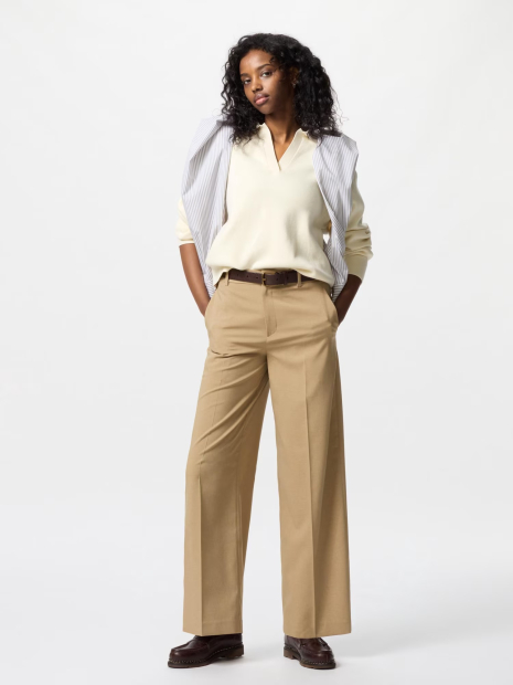 Широкие брюки AirSense UNIQLO 1159843975 (Бежевый XS)