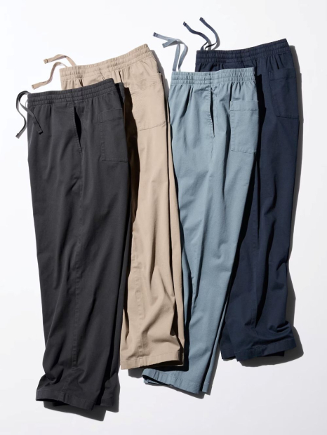 Стильные штаны UNIQLO 1159843982 (Бежевый 3XL)