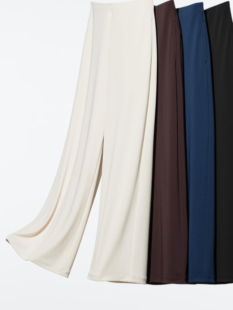 Стильні жіночі штани UNIQLO 1159847213 (Синій M)