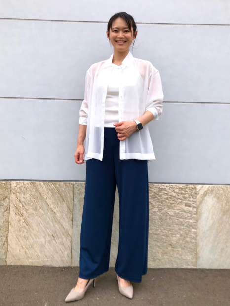 Стильні жіночі штани UNIQLO 1159847213 (Синій M)