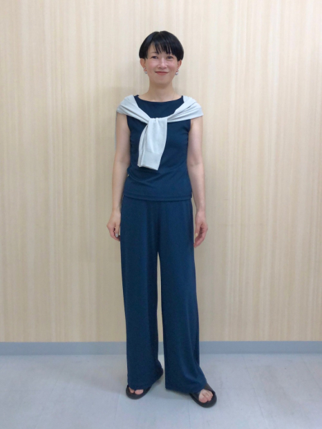 Стильні жіночі штани UNIQLO 1159847213 (Синій M)