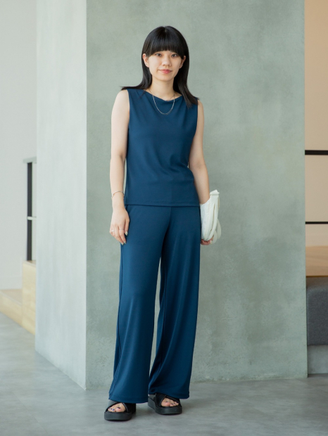 Стильні жіночі штани UNIQLO 1159847213 (Синій M)