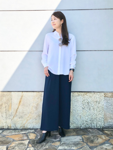 Стильні жіночі штани UNIQLO 1159847213 (Синій M)