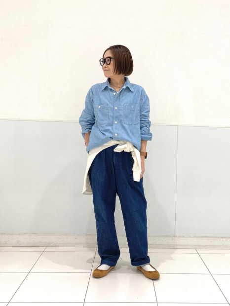 Бавовняні короткі штани UNIQLO 1159847233 (Синій L)