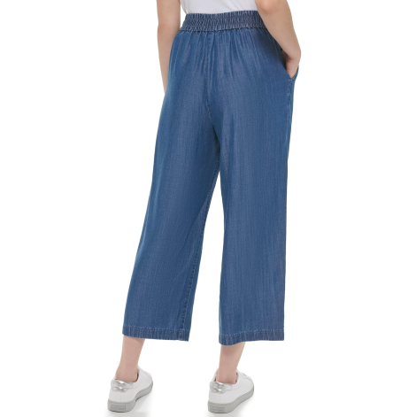 Укороченные широкие брюки Calvin Klein 1159849347 (Синий 2X)