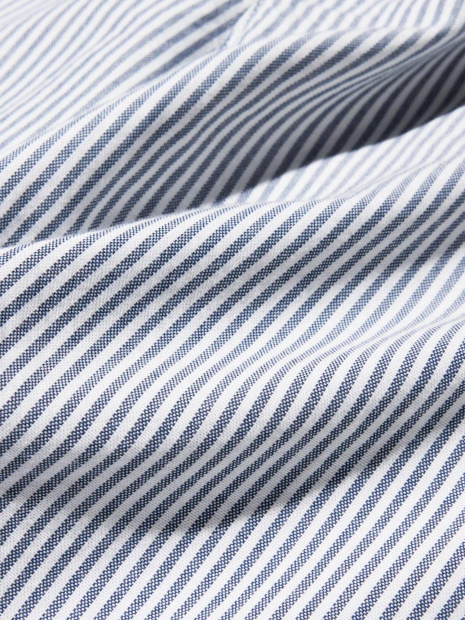 Хлопковые штаны UNIQLO в полоску 1159849973 (Синий/Белый XXL)