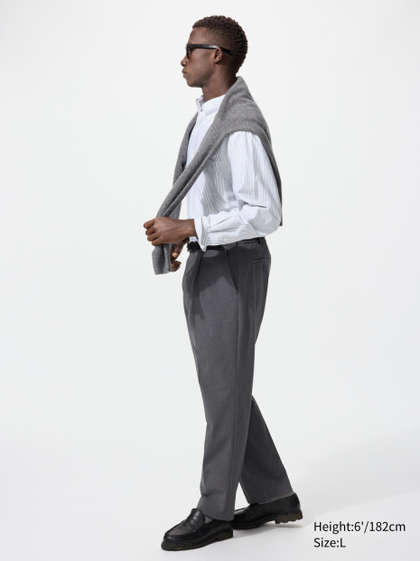 Чоловічі штани UNIQLO 1159850522 (Сірий XL)