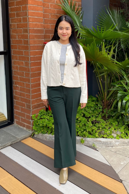 Жіночі штани UNIQLO 1159850780 (Зелений XL)