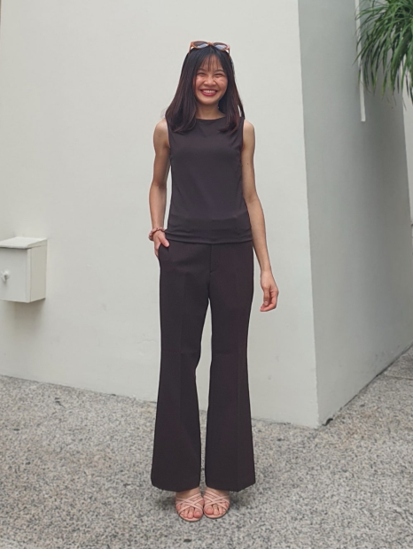 Жіночі штани UNIQLO 1159851489 (Коричневий L)