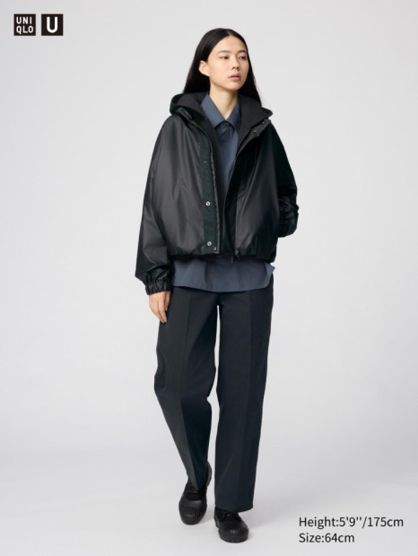 Хлопковые штаны чинос UNIQLO 1159851841 (Серый 6)