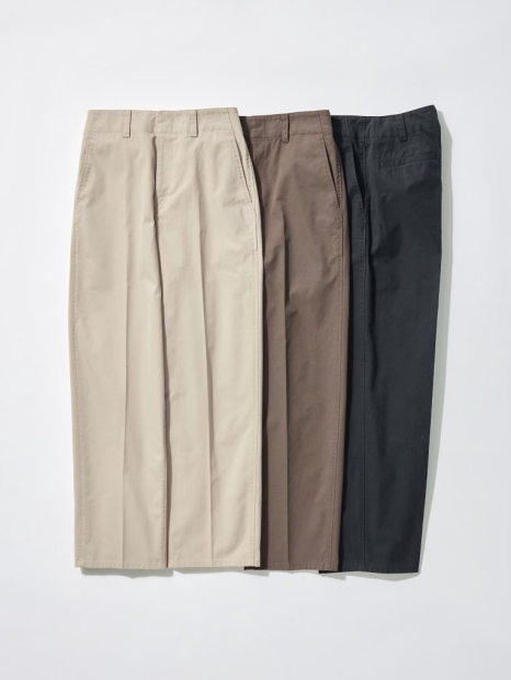 Хлопковые штаны чинос UNIQLO 1159851841 (Серый 6)