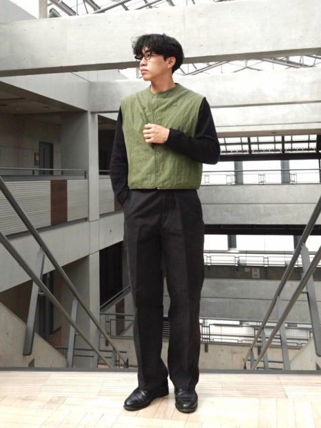 Хлопковые штаны чинос UNIQLO 1159851841 (Серый 6)