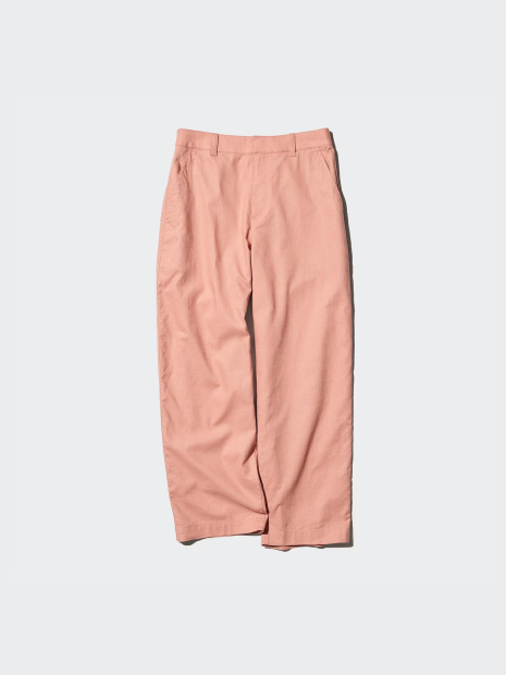 Легкі штани із лляної суміші UNIQLO 1159852419 (Помаранчевий XL)