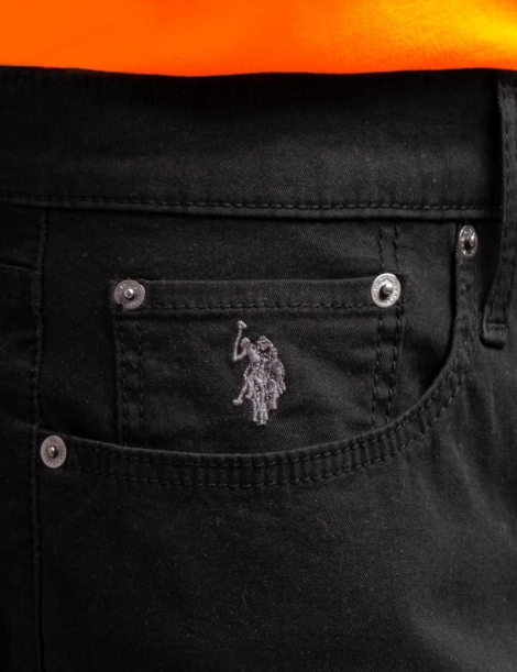 Мужские штаны чинос U.S. Polo Assn 1159852501 (Черный 32W 32L)