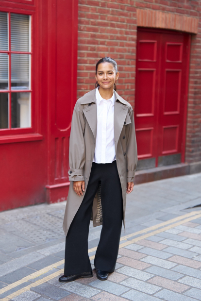 Женские свободные брюки UNIQLO 1159853179 (Черный XL)