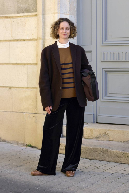 Велюровые штаны UNIQLO 1159854722 (Черный S)