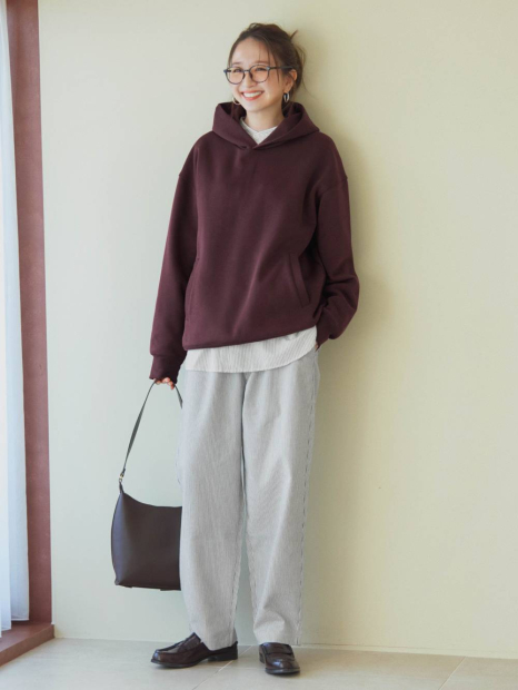 Штани вільного крою UNIQLO в смужку 1159853383 (Білий 3XL)