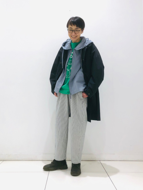 Штани вільного крою UNIQLO в смужку 1159853383 (Білий 3XL)