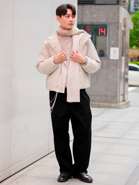 Вельветовые широкие брюки UNIQLO штаны 1159855371 (Черный L)