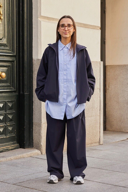 Жіночі еластичні штани UNIQLO 1159854085 (Синій L)