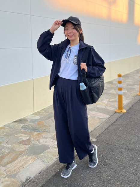 Жіночі еластичні штани UNIQLO 1159854085 (Синій L)