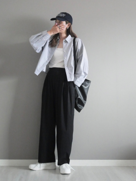 Жіночі еластичні штани UNIQLO 1159854130 (Чорний L)