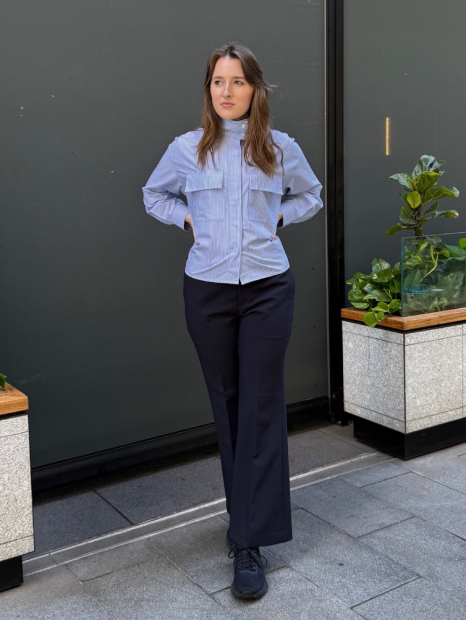 Жіночі штани UNIQLO 1159854288 (Синій XL)