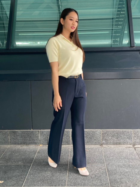 Жіночі штани UNIQLO 1159854288 (Синій XL)