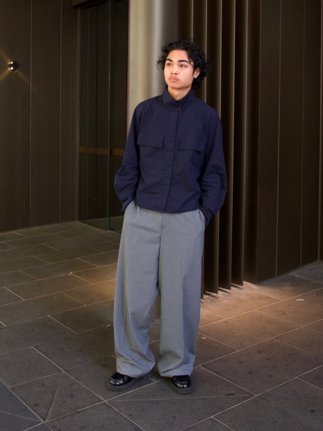 Класичні штани UNIQLO 1159855035 (Сірий S)