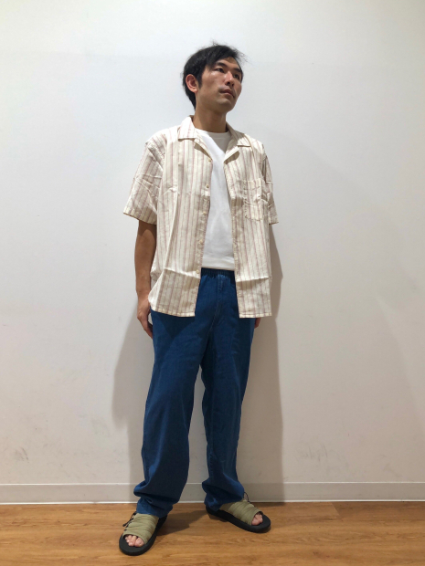 Эластичные джинсовые штаны UNIQLO 1159854950 (Синий L)