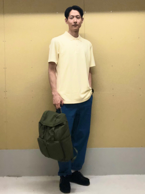 Эластичные джинсовые штаны UNIQLO 1159854950 (Синий L)