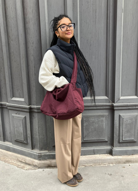 Класичні штани UNIQLO 1159855328 (Бежевий S)