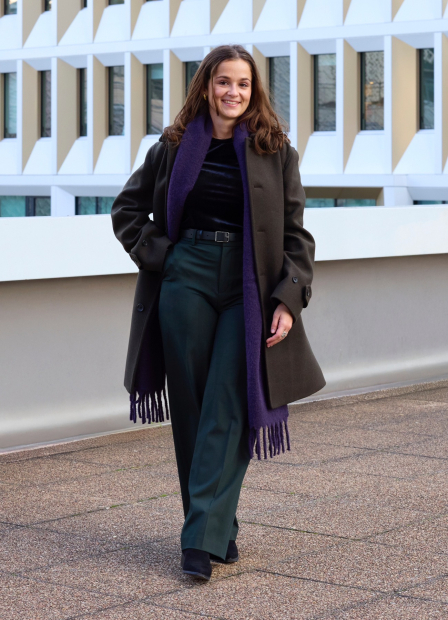 Класичні штани UNIQLO 1159855330 (Зелений M)