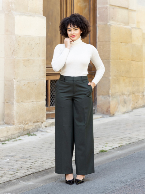 Класичні штани UNIQLO 1159855330 (Зелений M)