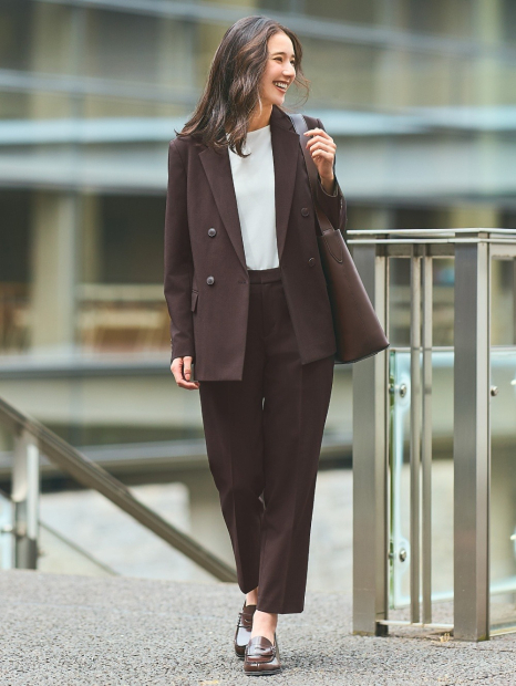 Жіночі укорочені штани UNIQLO 1159855335 (Коричневий M)