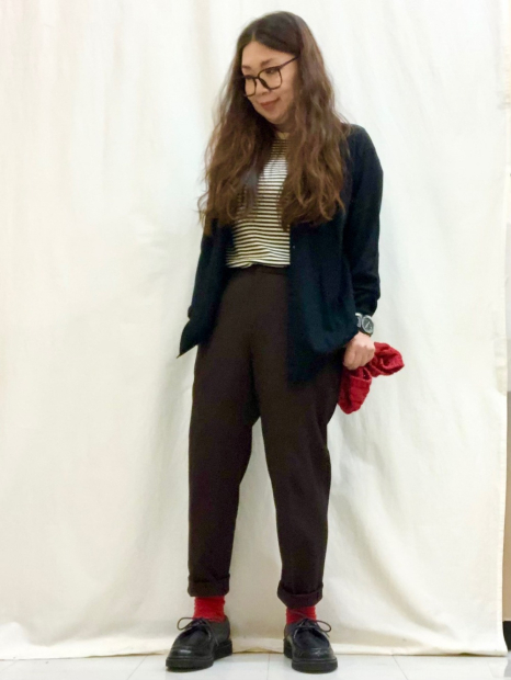 Жіночі укорочені штани UNIQLO 1159855335 (Коричневий M)