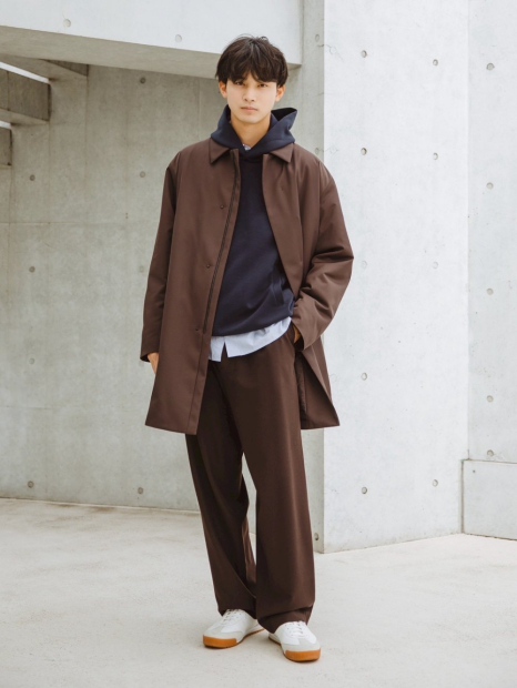 Чоловічі штани UNIQLO на еластичному поясі 1159855359 (Коричневий XXL)