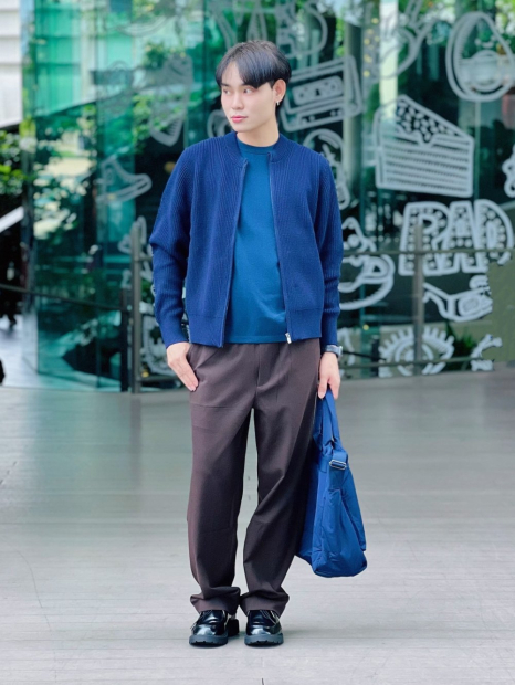 Чоловічі штани UNIQLO на еластичному поясі 1159855359 (Коричневий XXL)