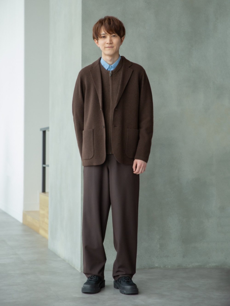 Чоловічі штани UNIQLO на еластичному поясі 1159855359 (Коричневий XXL)