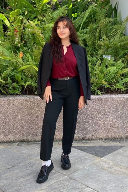 Женские укороченные брюки UNIQLO 1159855635 (Черный XL)