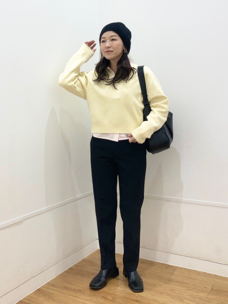 Женские укороченные брюки UNIQLO 1159855635 (Черный XL)