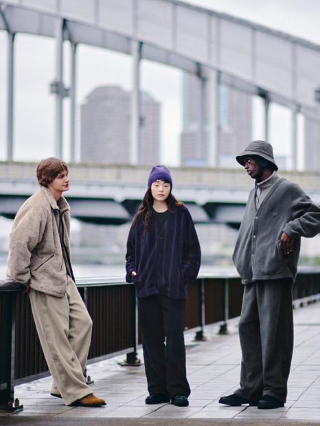 Флісові штани широкі UNIQLO x NEEDLES 1159855896 (Чорний S)