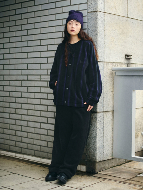 Флісові штани широкі UNIQLO x NEEDLES 1159855896 (Чорний S)