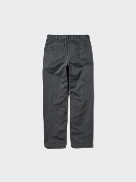 Прямые брюки-чинос UNIQLO свободного кроя 1159856408 (Серый 33)