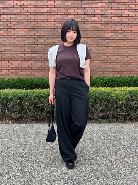 Классические брюки UNIQLO 1159856512 (Черный M)